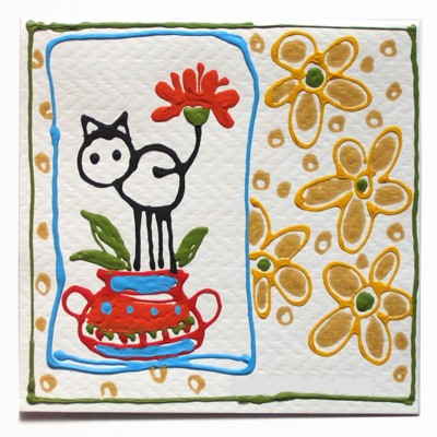 Greeting Card With Cat